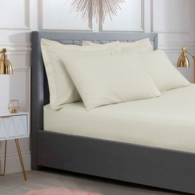 200 Thread Count Oxford Pillowcase Flaxen