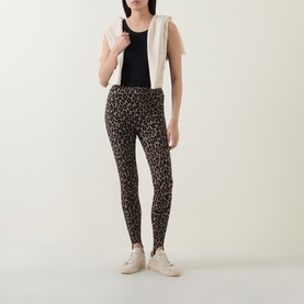 Leopard Print Stirrup Leggings