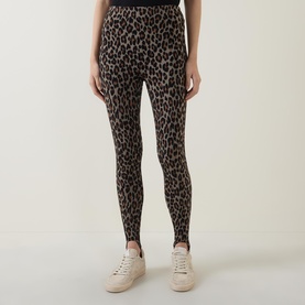 Leopard Print Stirrup Leggings