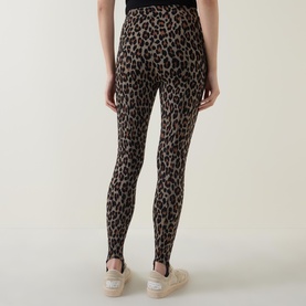 Leopard Print Stirrup Leggings