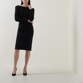 Perfect Fit Rear Slit Dress