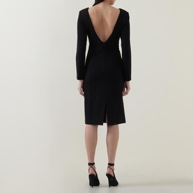 Perfect Fit Rear Slit Dress