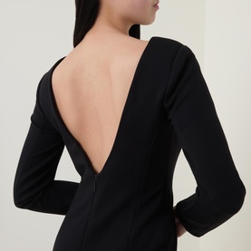 Perfect Fit Rear Slit Dress
