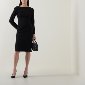 Perfect Fit Rear Slit Dress