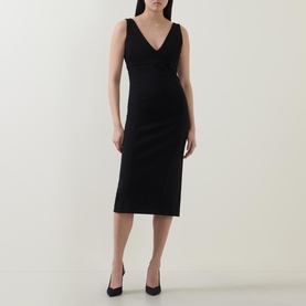 Perfect Fit Rear Slit Dress