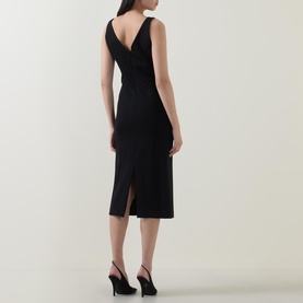 Perfect Fit Rear Slit Dress