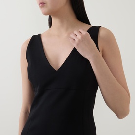 Perfect Fit Rear Slit Dress