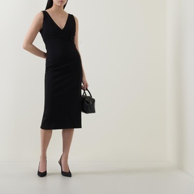 Perfect Fit Rear Slit Dress
