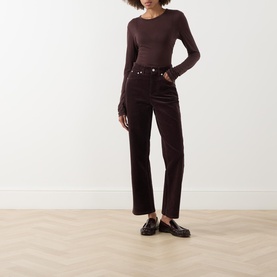 SPANXshape&trade; Authentic 360 Corduroy 90s Straight Leg Jeans