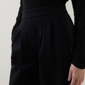 Perfect Fit Ponte Pleated Trousers