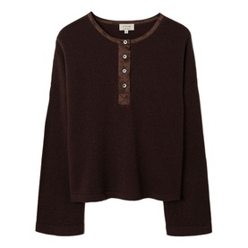 Floral Trim Knitted Top