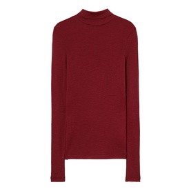 Knitted Wool Polo Sweater