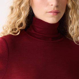 Knitted Wool Polo Sweater