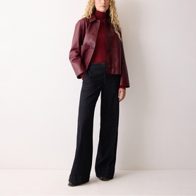 Knitted Wool Polo Sweater