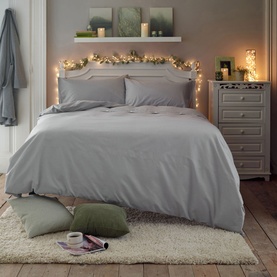 Southwick M&eacute;lange Duvet Set Grey