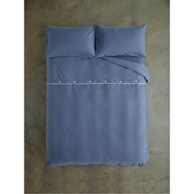 Southwick M&eacute;lange Duvet Set Blue