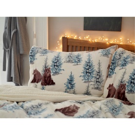 Winter Bears Fleece Duvet Set Multi