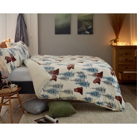 Winter Bears Fleece Duvet Set Multi