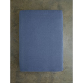 Southwick M&eacute;lange Fitted Sheet Blue