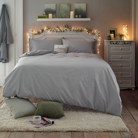 Southwick M&eacute;lange Standard Pillowcase Pair Grey