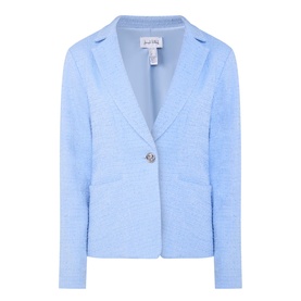 Boucl&eacute; Single Breasted Blazer