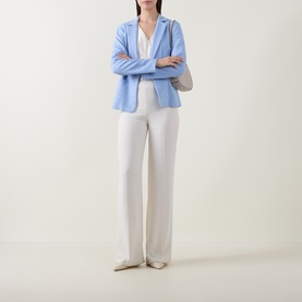 Boucl&eacute; Single Breasted Blazer