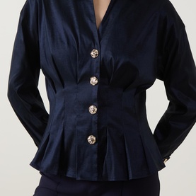 Pleated Blouse