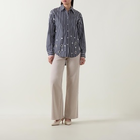 Eyelet Stripe Shirt