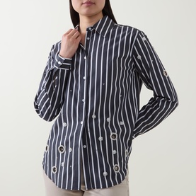 Eyelet Stripe Shirt
