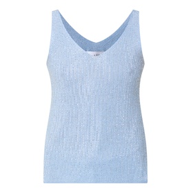 Rhinestone Knit Tank Top