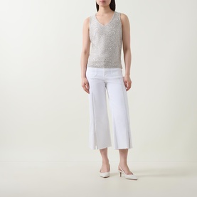 Sequin Knit Tank Top
