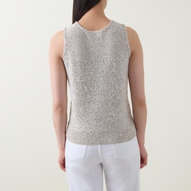 Sequin Knit Tank Top