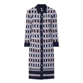 Printed Mini Shirt Dress