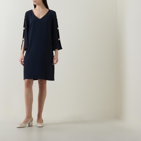 Cut-Out Sleeve Dress