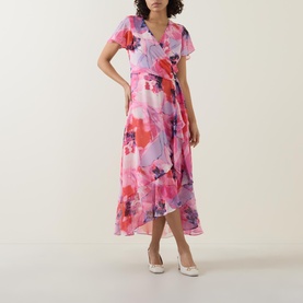 Floral Wrap Dress