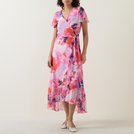 Floral Wrap Dress