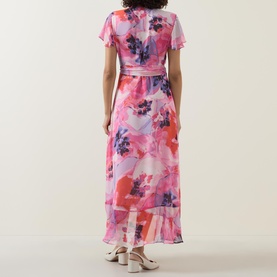 Floral Wrap Dress
