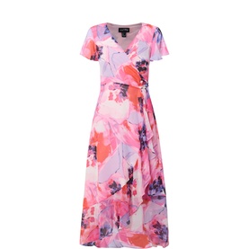 Floral Wrap Dress