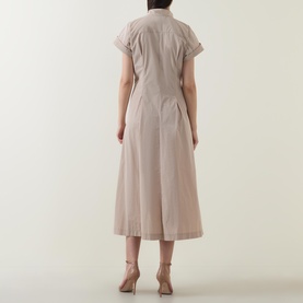 Zip Belted Dress