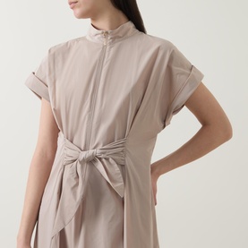 Zip Belted Dress