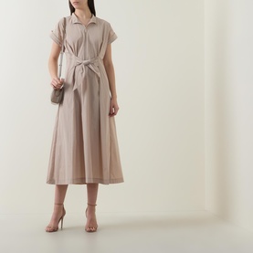 Zip Belted Dress