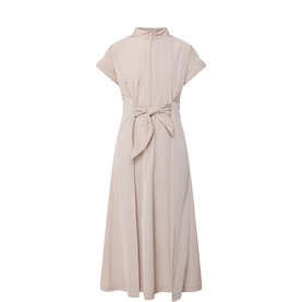 Zip Belted Dress