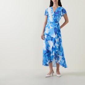 Floral Wrap Dress