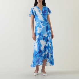 Floral Wrap Dress
