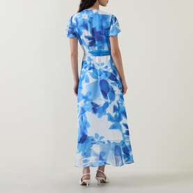 Floral Wrap Dress