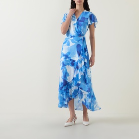 Floral Wrap Dress