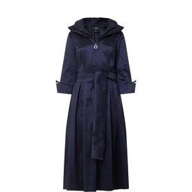Belted Pleated Dress