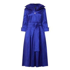 Belted Pleated Dress