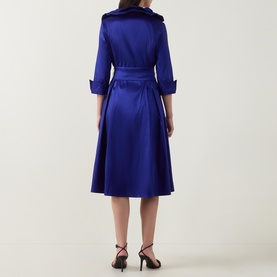 Belted Pleated Dress