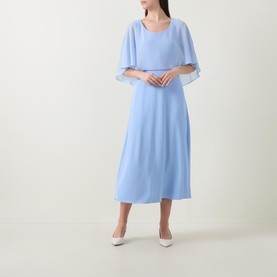 Cape Flared Dress